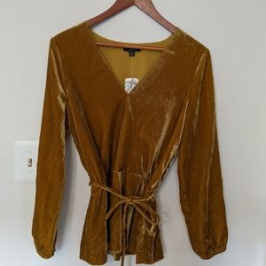 J Crew NWT velvet top